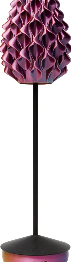 KARE Tischleuchte Swirl Schwarz Sunset