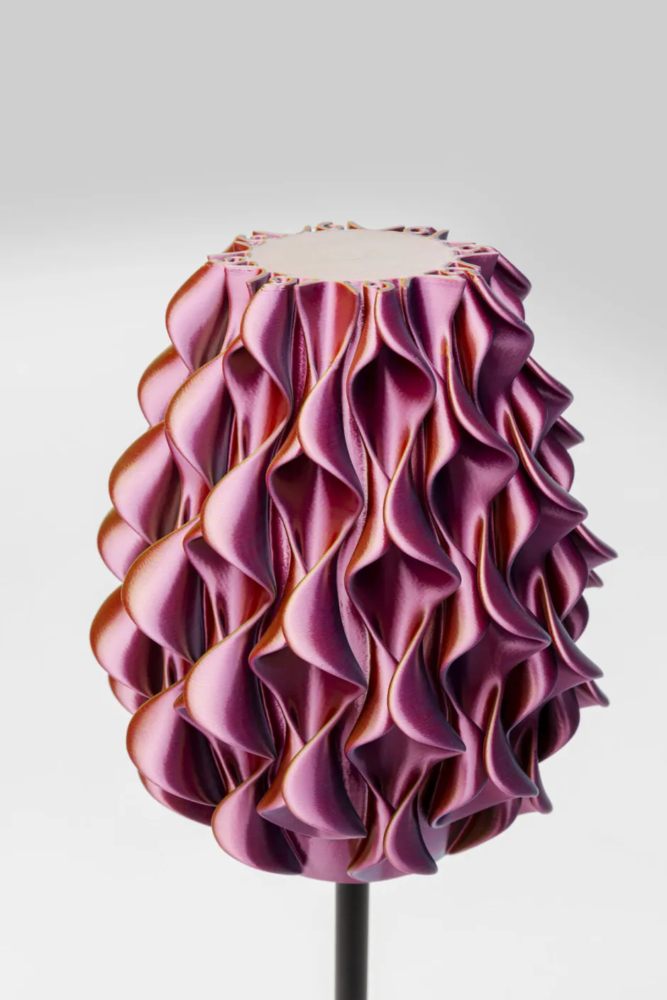 KARE Tischleuchte Swirl Schwarz Sunset