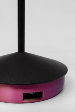 KARE Tischleuchte Swirl Schwarz Sunset