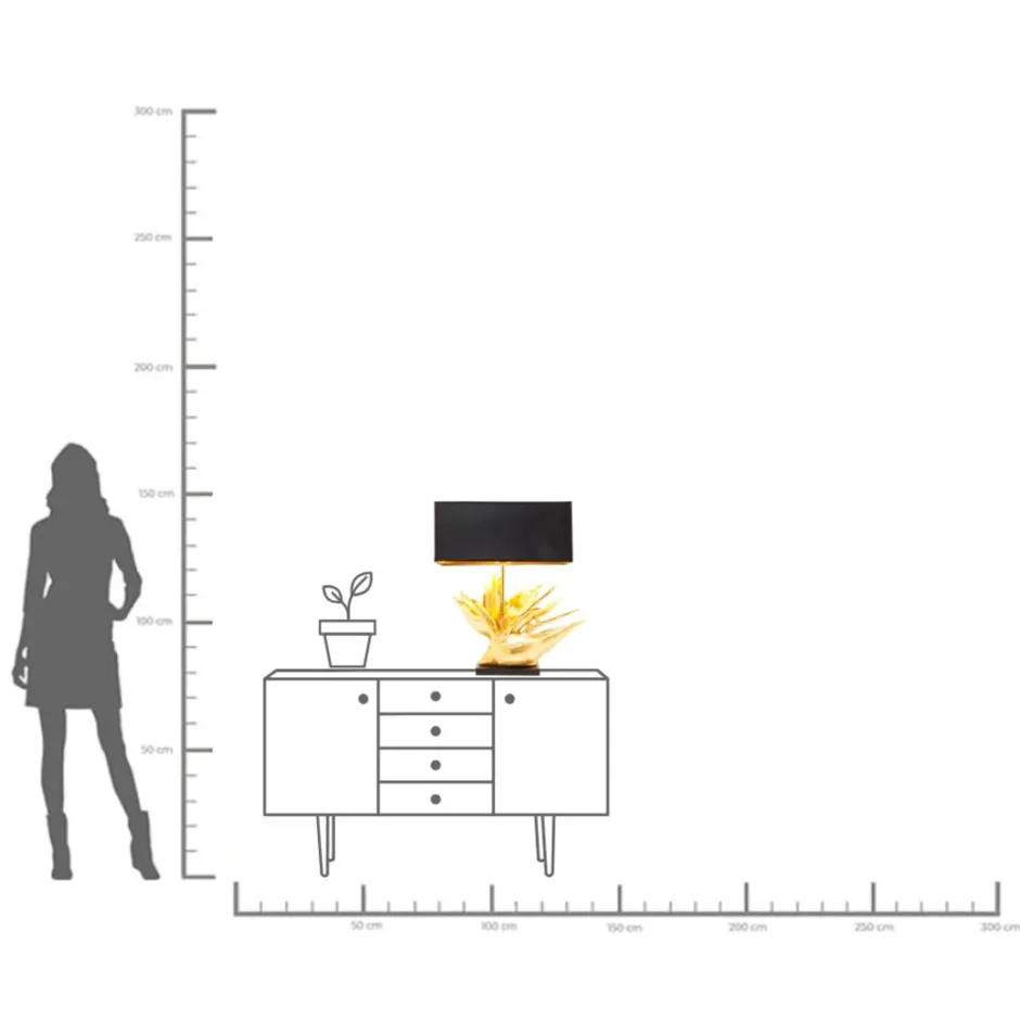 KARE Tischleuchte Tropical Flower