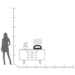 KARE Tischleuchte Tube 52cm