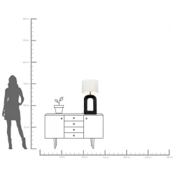 KARE Tischleuchte Tube 79cm