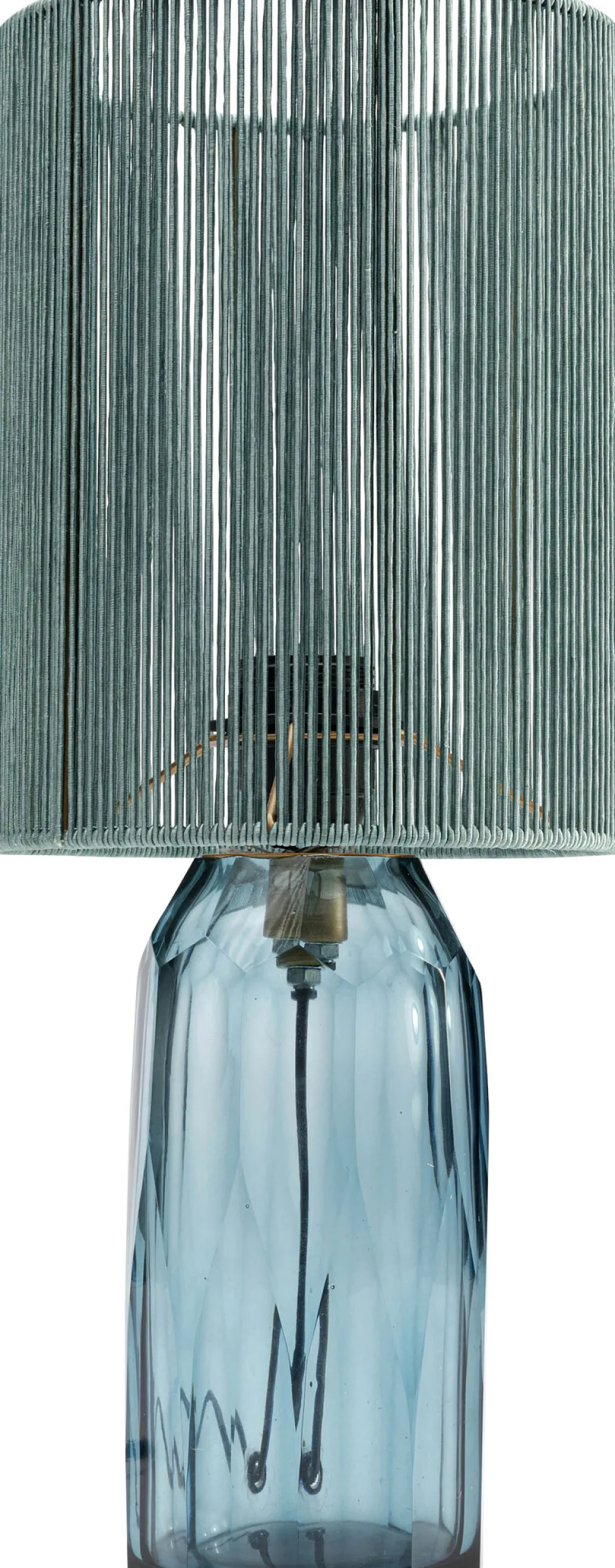 KARE Tischleuchte Vecchio Blau 42cm