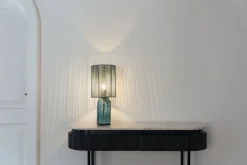 KARE Tischleuchte Vecchio Blau 42cm