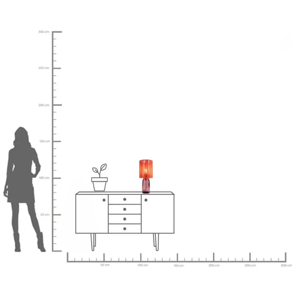 KARE Tischleuchte Veccio Pink 42cm