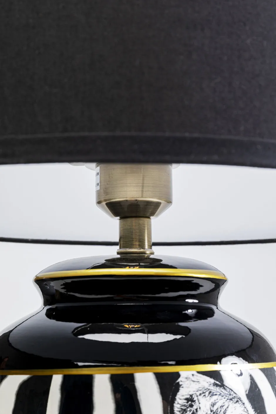 KARE Tischleuchte Zebra Face 71cm