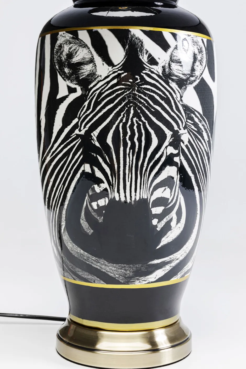 KARE Tischleuchte Zebra Face 71cm