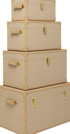 KARE Truhe Cappuccino (4/Set)