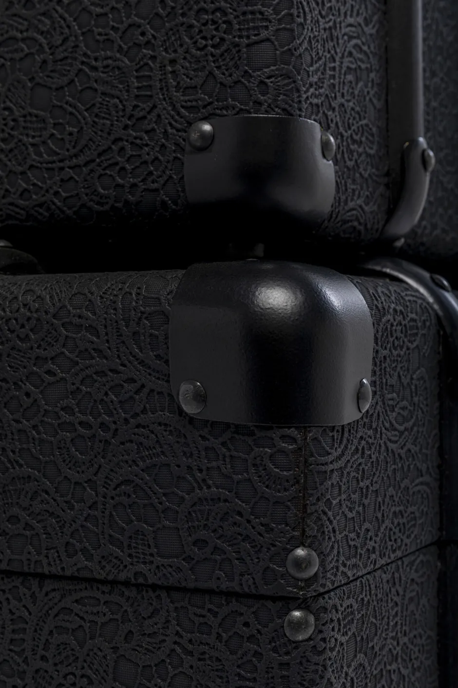 KARE Truhe Voyage Schwarz (3/Set)