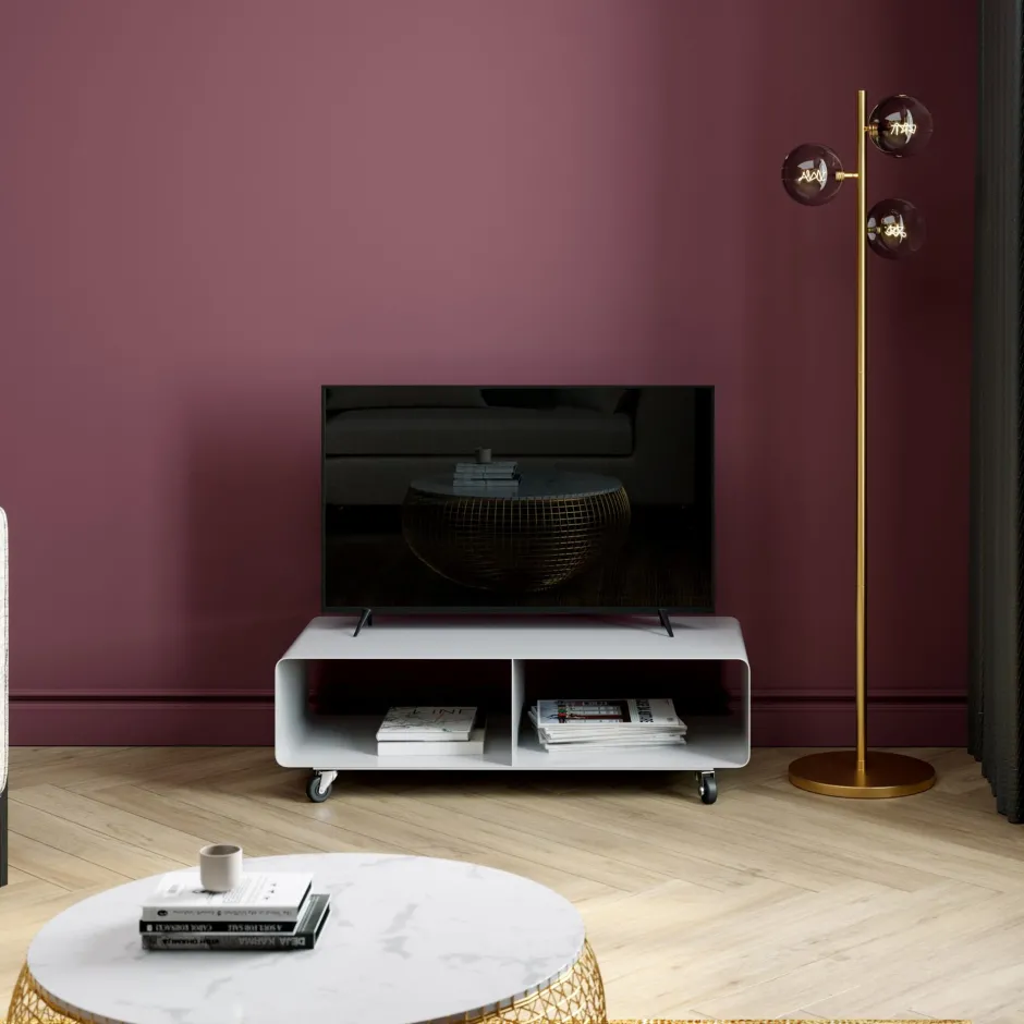 KARE TV Board Lounge M Mobil Weiß