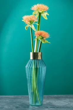 KARE Vase Barfly Light Blue 43cm