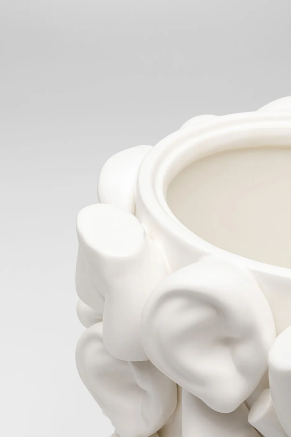 KARE Vase Body Parts Weiß 36cm