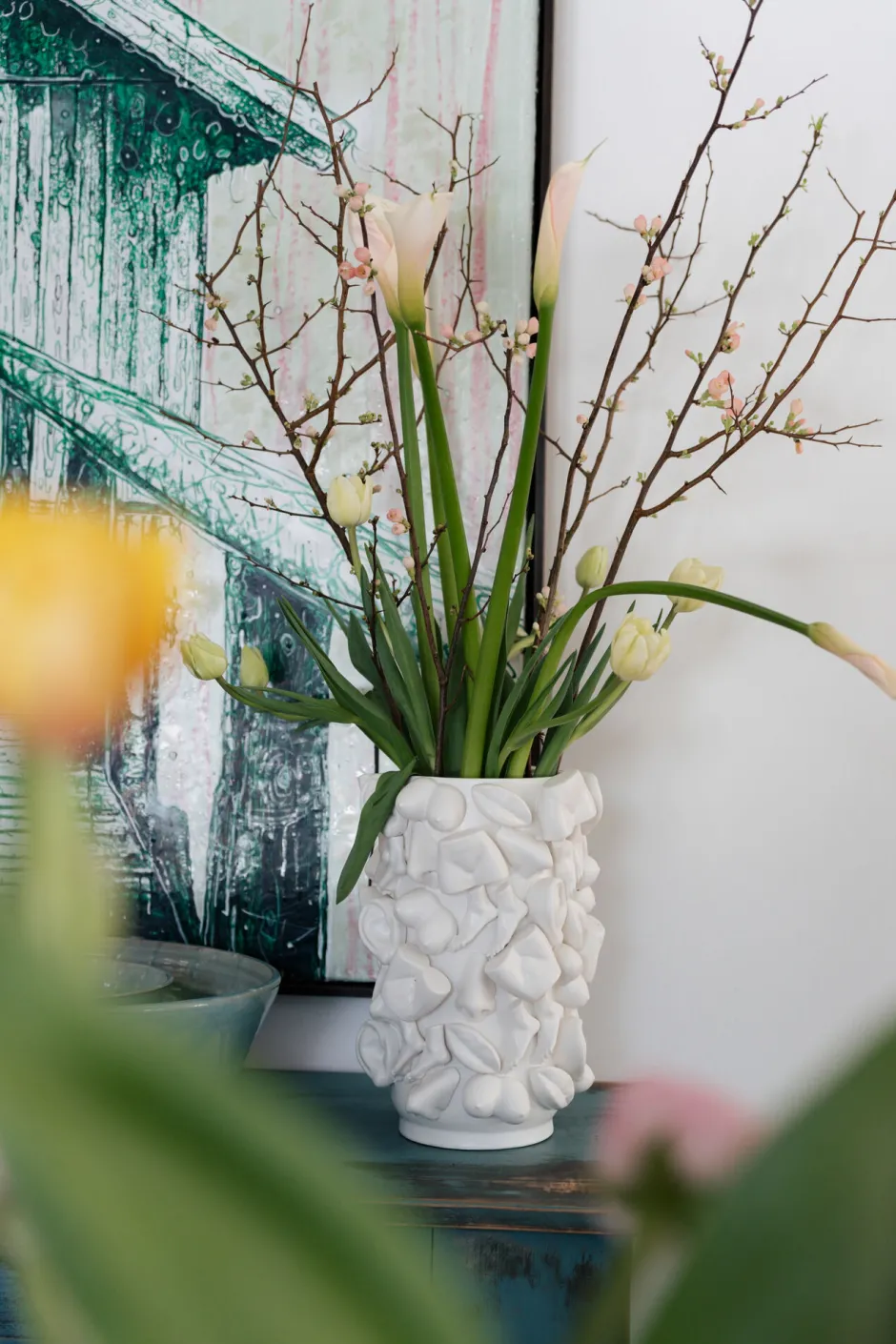 KARE Vase Body Parts Weiß 36cm