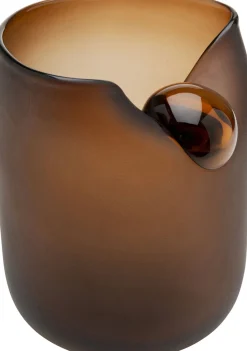 KARE Vase Buckle Braun 21cm