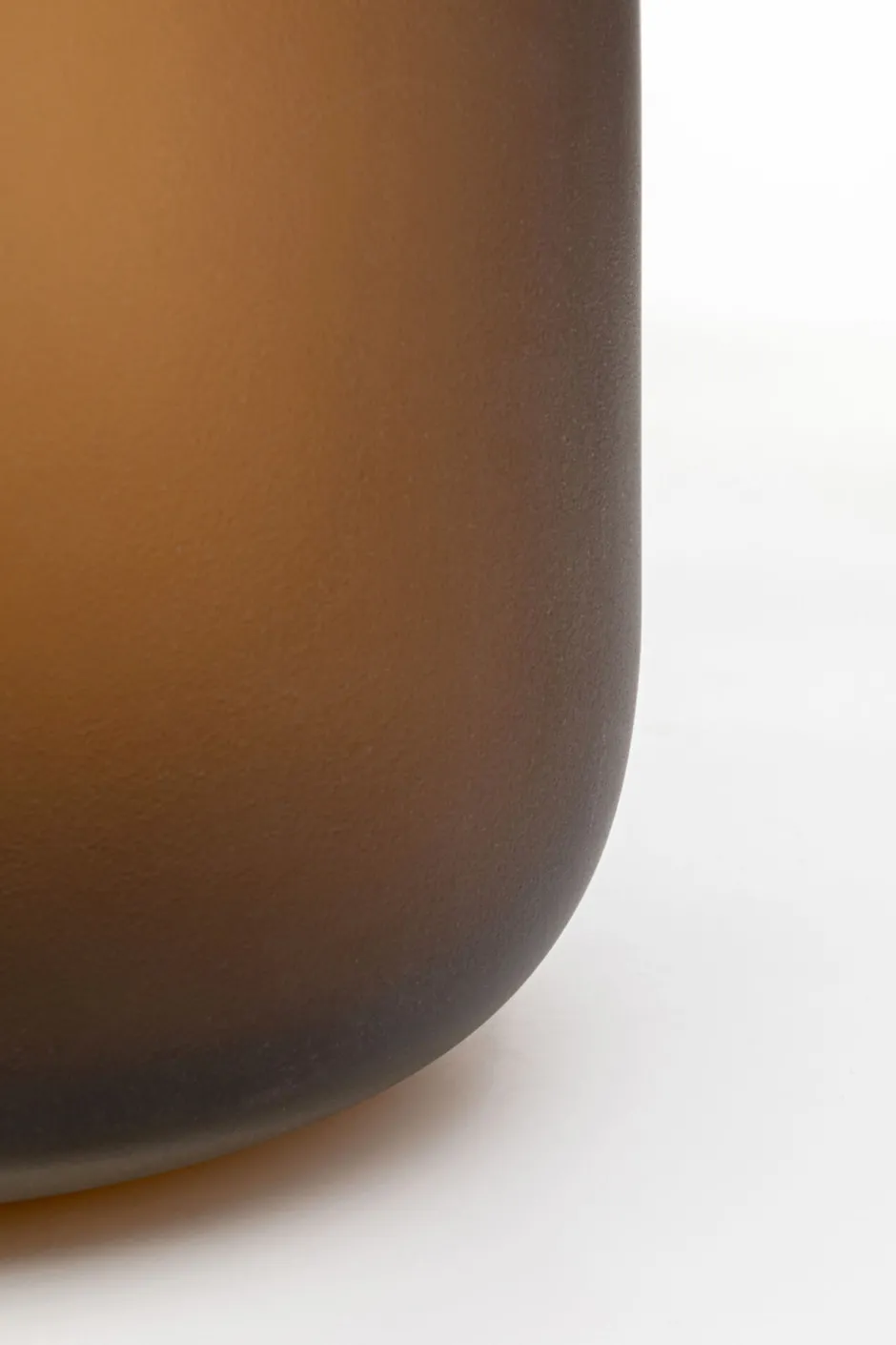 KARE Vase Buckle Braun 21cm