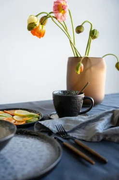 KARE Vase Buckle Braun 21cm