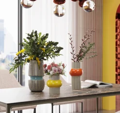 KARE Vase Calabria Blau 31cm