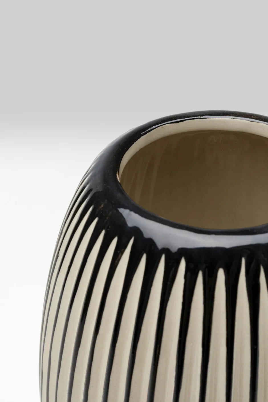 KARE Vase Calabria Blau 31cm