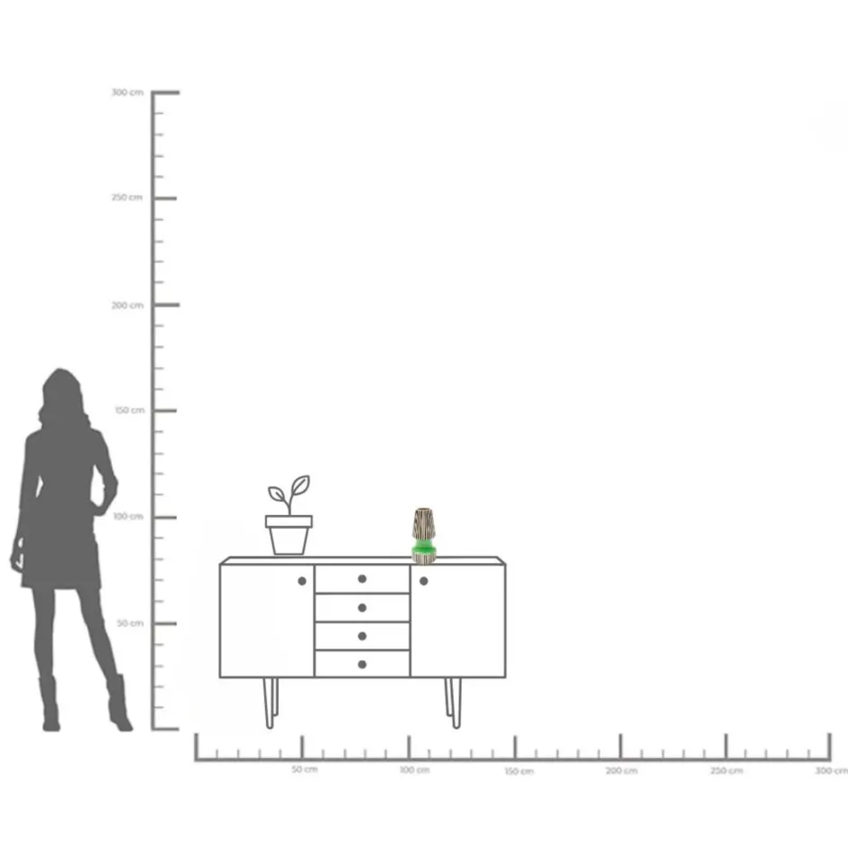 KARE Vase Calabria Grün 26cm