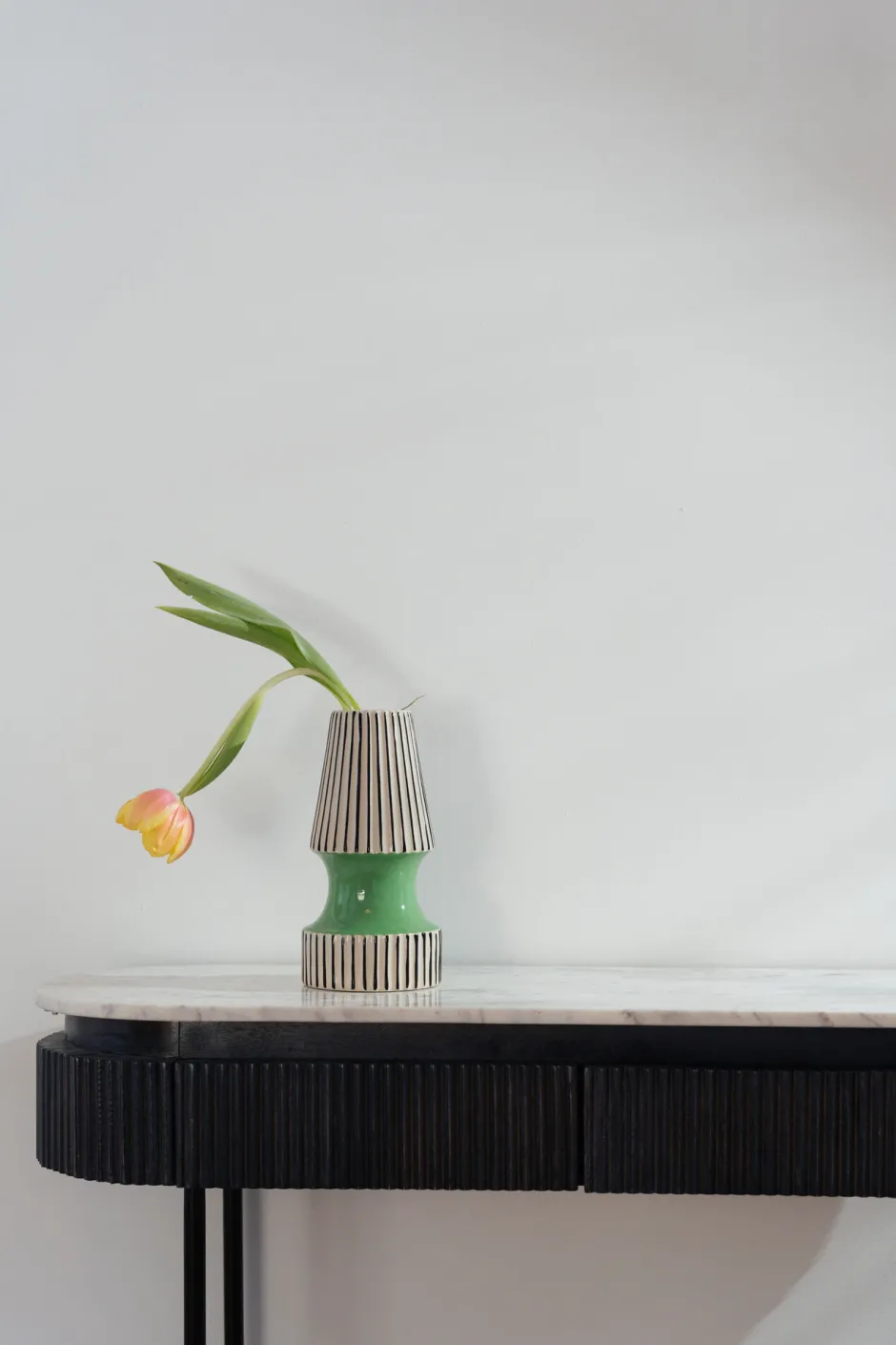 KARE Vase Calabria Grün 26cm