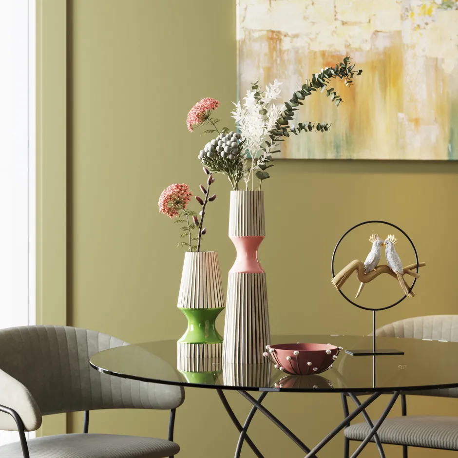 KARE Vase Calabria Rosa 41cm