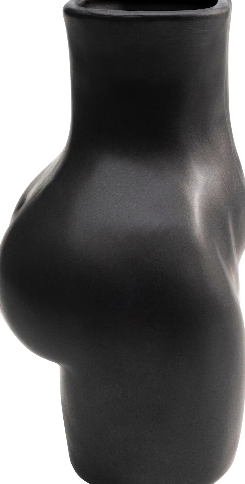 KARE Vase Donna Schwarz 22cm