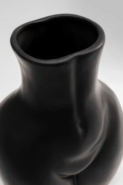 KARE Vase Donna Schwarz 22cm