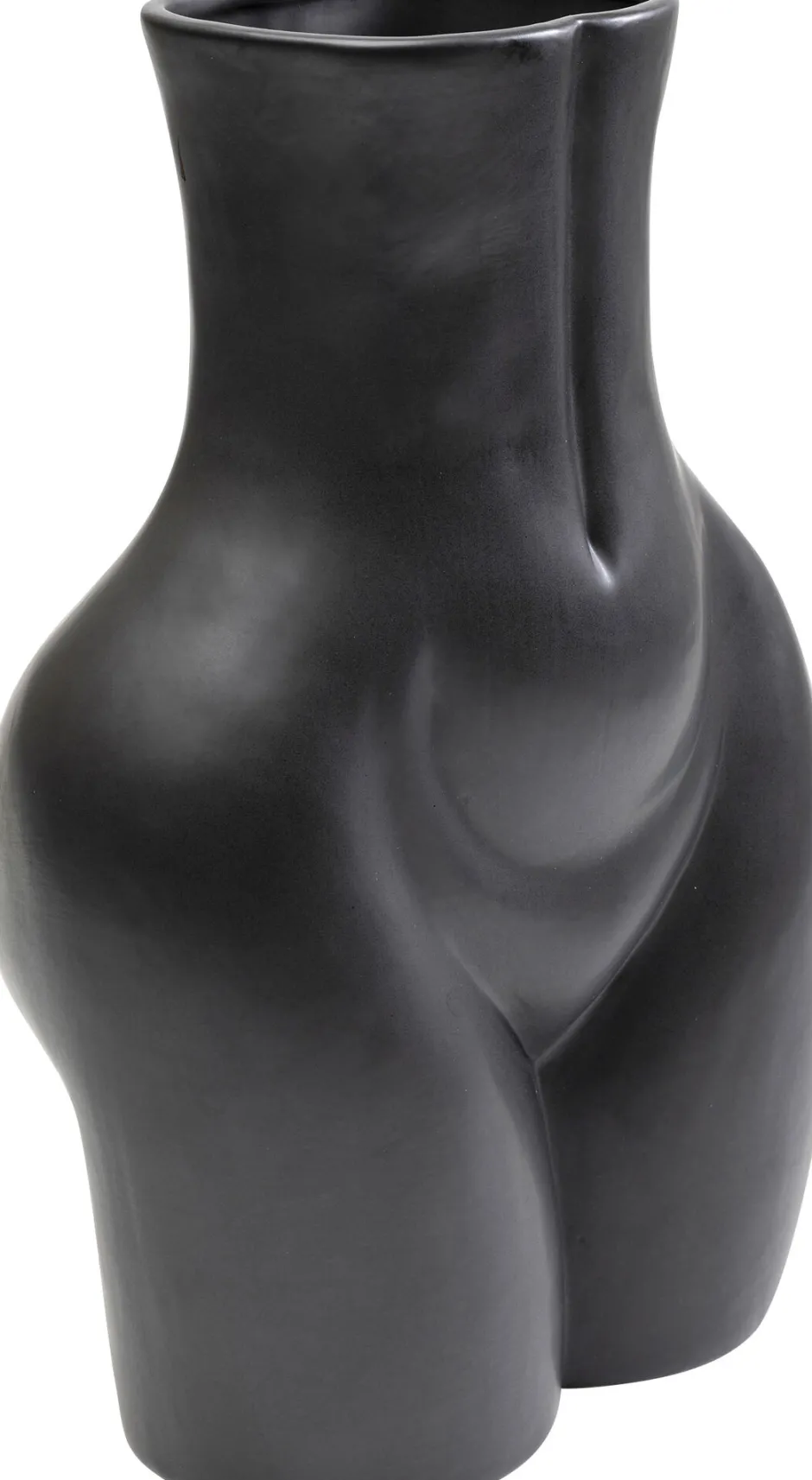 KARE Vase Donna Schwarz 40cm