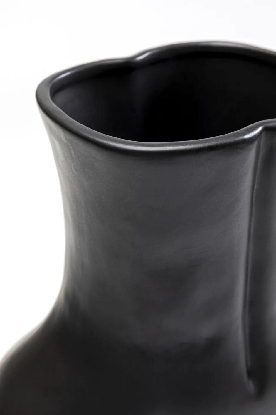 KARE Vase Donna Schwarz 40cm