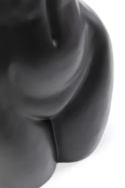 KARE Vase Donna Schwarz 40cm