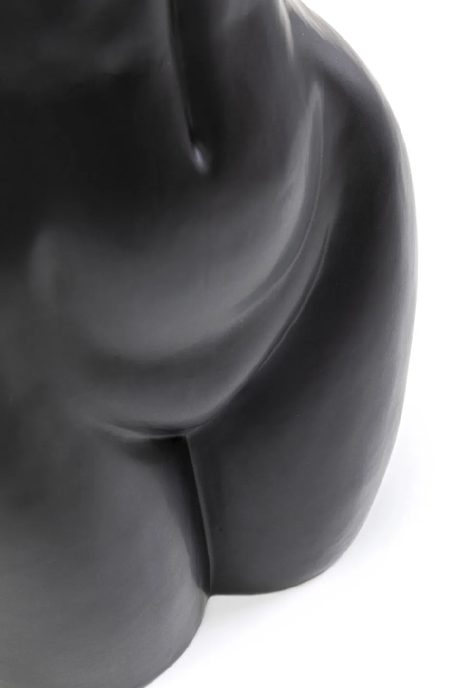 KARE Vase Donna Schwarz 40cm