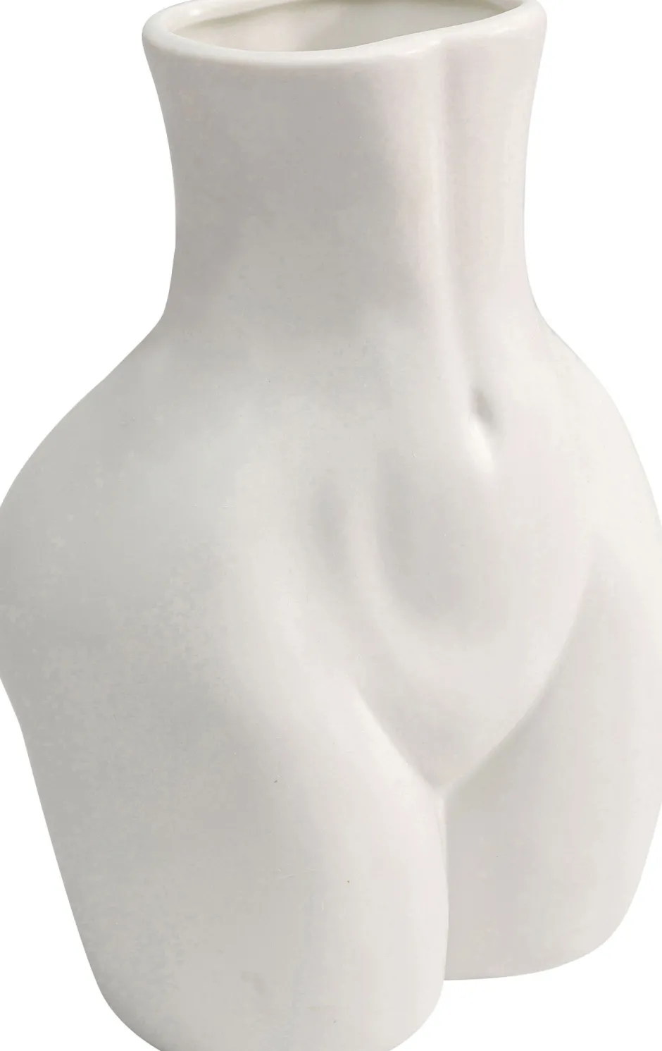 KARE Vase Donna Weiß 22cm