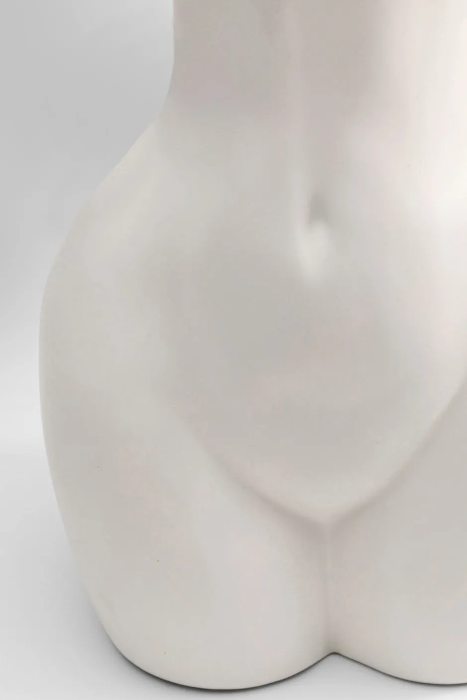 KARE Vase Donna Weiß 22cm