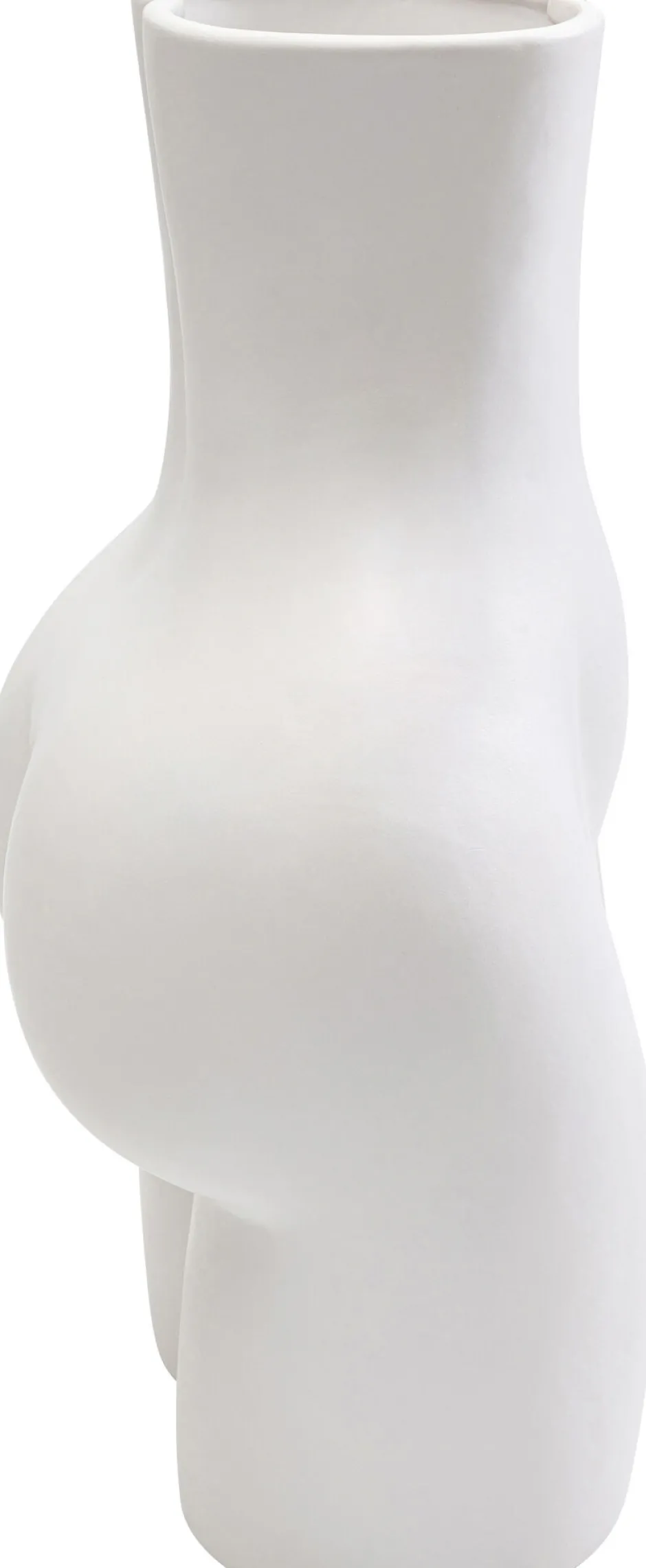 KARE Vase Donna Weiß 40cm