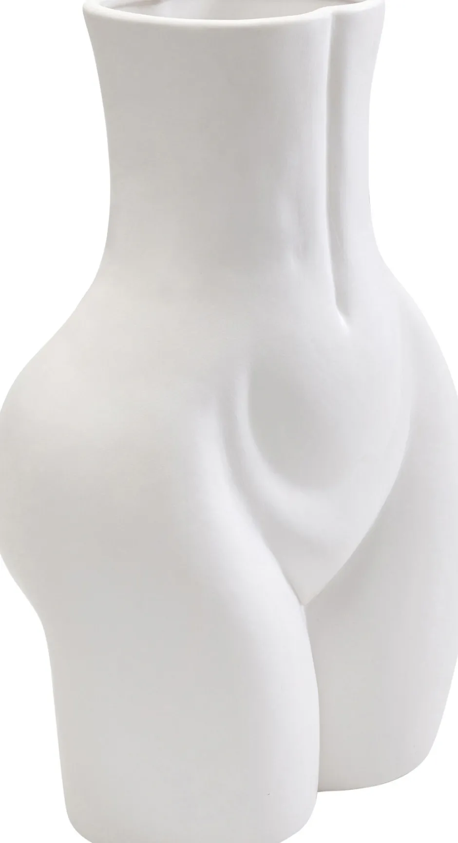 KARE Vase Donna Weiß 40cm