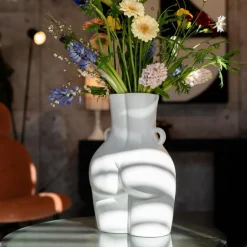 KARE Vase Donna Weiß 40cm