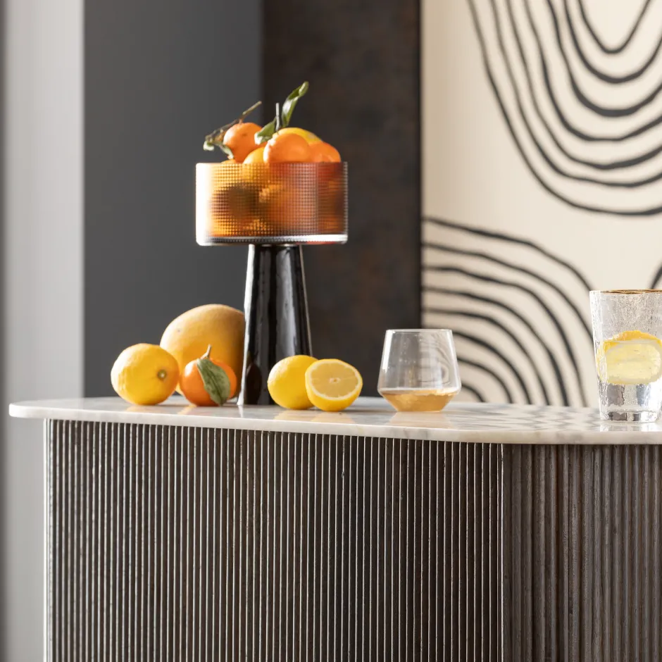 KARE Vase Enigma Braun 30cm