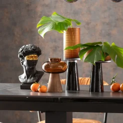 KARE Vase Enigma Braun 41cm