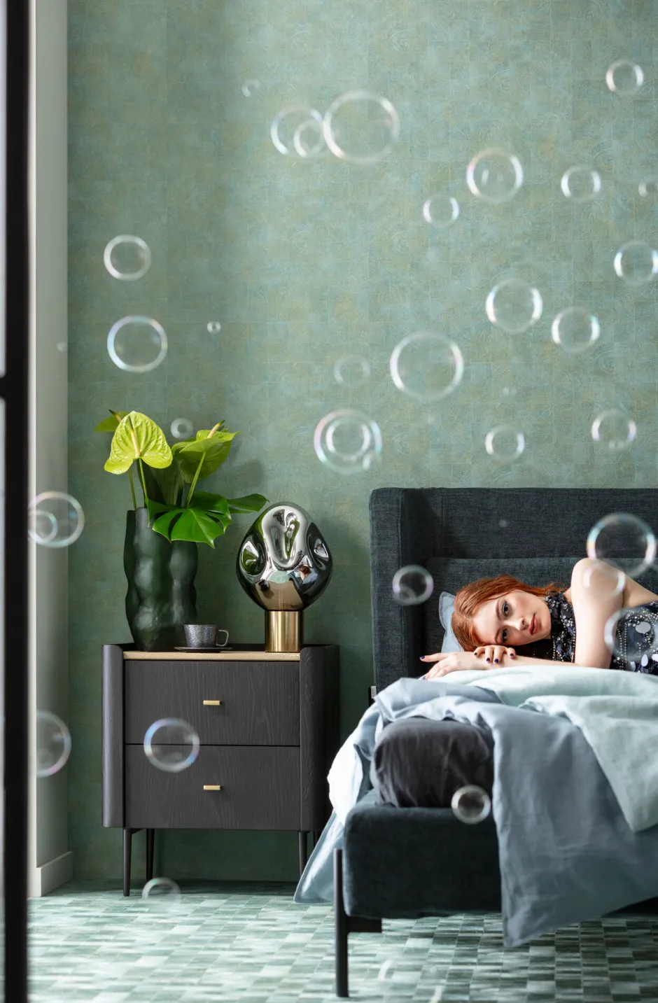 KARE Vase Enrique Grün 36cm