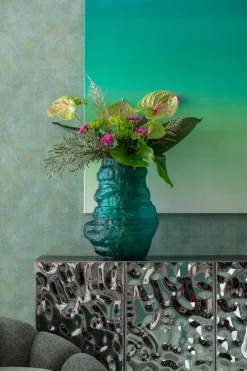 KARE Vase Enrique Türkis 47cm