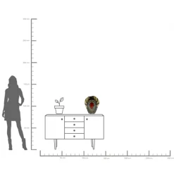 KARE Vase Fabuloso Stone 41cm