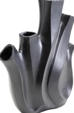 KARE Vase Flame Schwarz 29cm