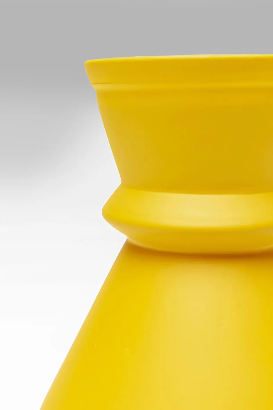 KARE Vase Gina Gelb 25cm