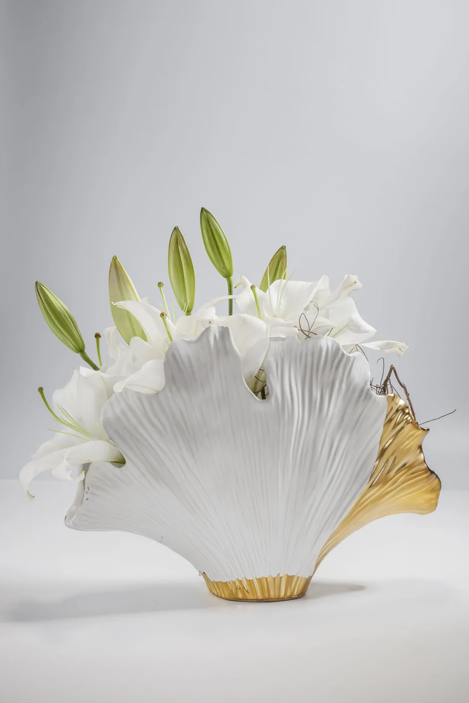 KARE Vase Ginkgo Elegance 18cm