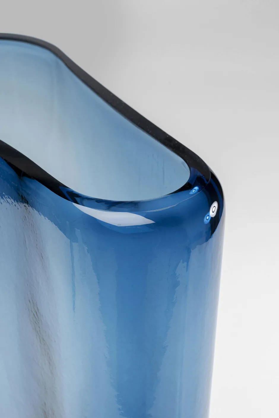 KARE Vase Grazioso Blau 40cm