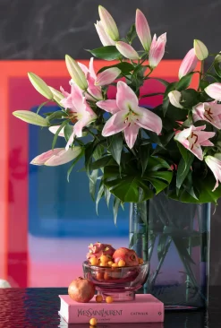 KARE Vase Grazioso Blau 40cm