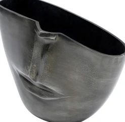 KARE Vase Half Face Anthrazit 31cm