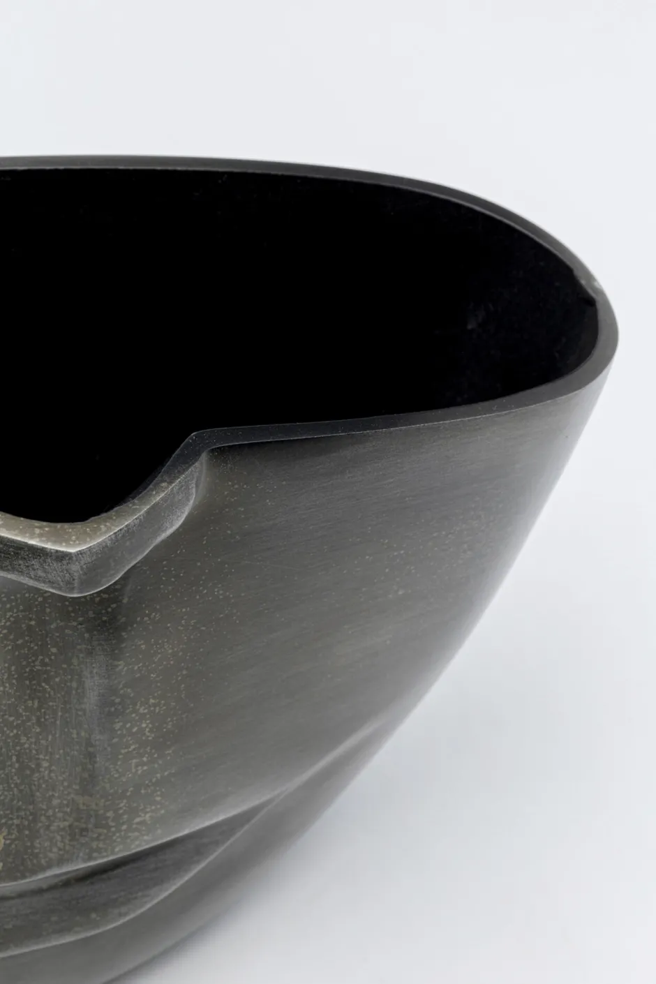 KARE Vase Half Face Anthrazit 31cm