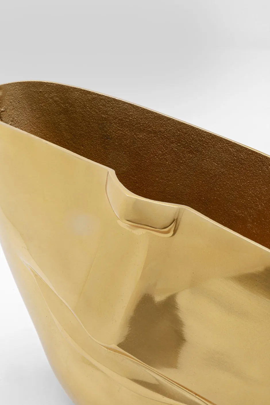 KARE Vase Half Face Gold 46cm