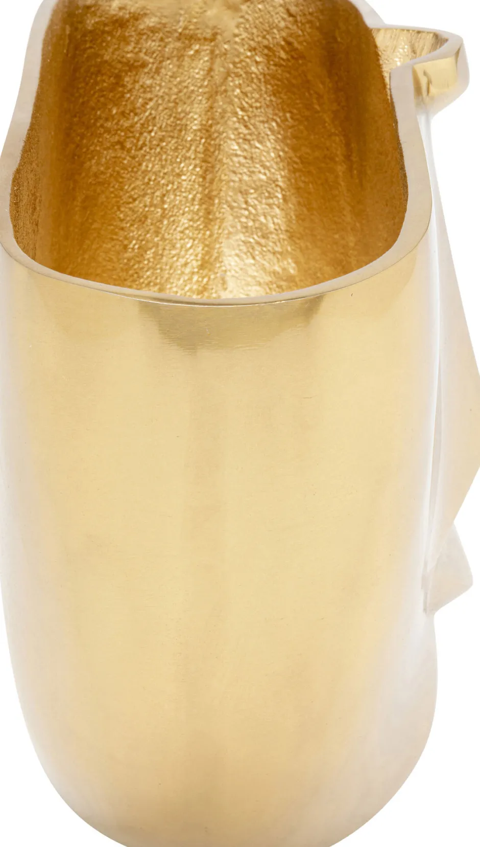 KARE Vase Half Face Gold 38cm